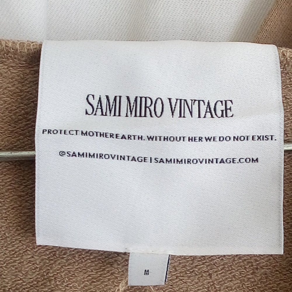Sami Miro Vintage Open Seam Zip Hoodie Dress, NWT, Size Medium - Picture 5 of 5